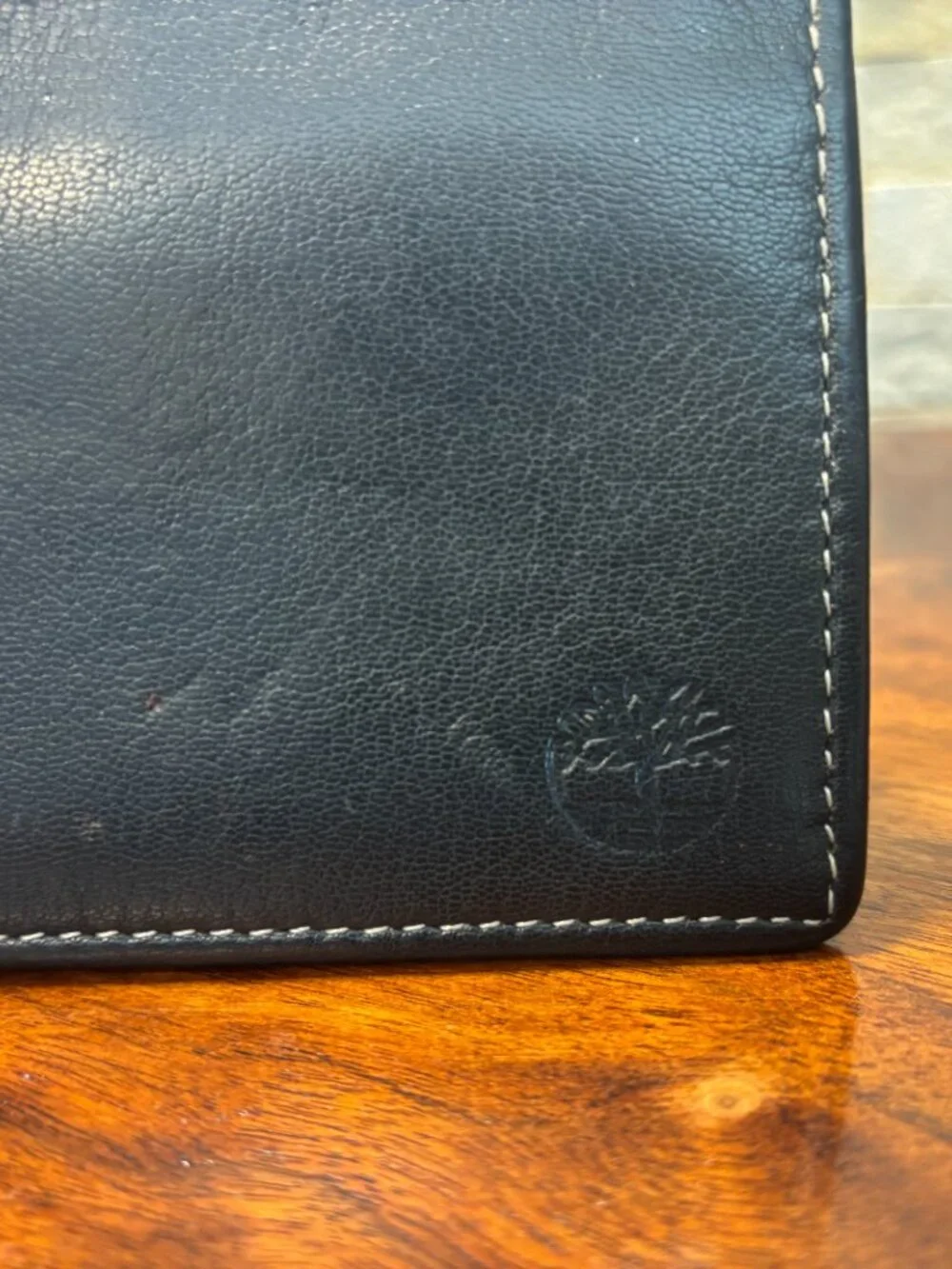 Timberland Men's Blix Leather Passcase Wallet Black Bifold Slim Flip ID